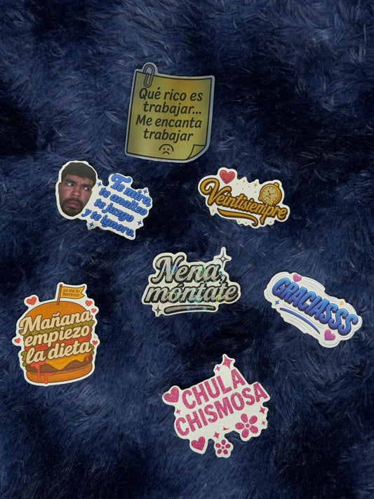 "CHULA CHISMOSA" Sticker Bundle